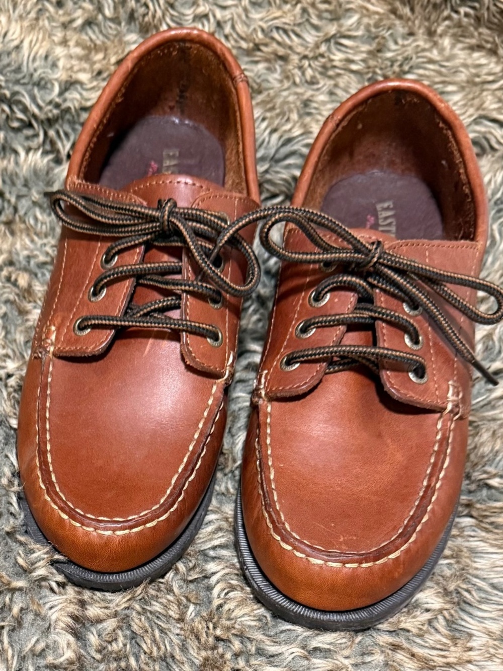 Classic Leather Eastland Falmouth Camp Mox Oxfords Size 8.5 M